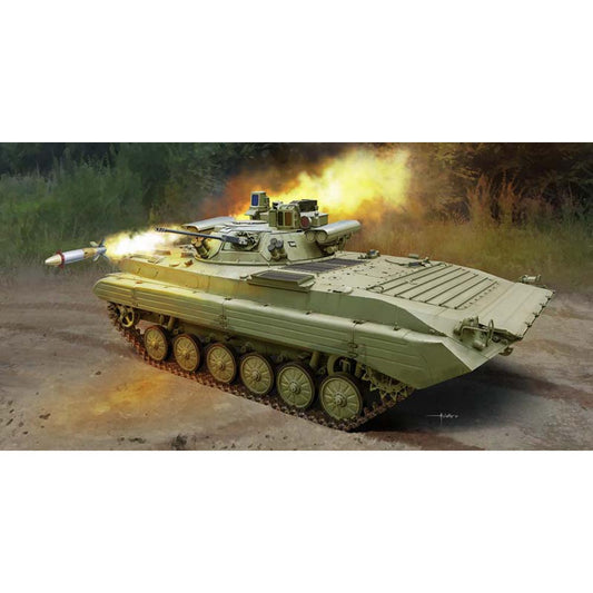 Trumpeter 9558 Russian IFV BMP-2M with Berezhok Turret, c.2020 1:35 Model Kit