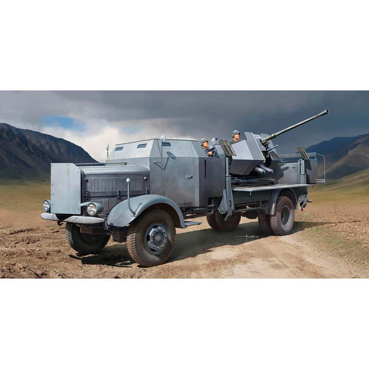 Trumpeter 9593 L4500A w/ 3.7cm FlaK 37 1:35 Model Kit