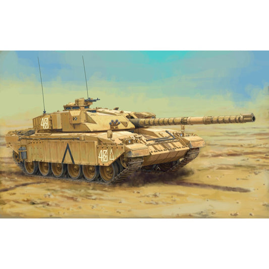 Trumpeter 09612 British MBT Challenger-1(mk.3) Gulf War Tank 1:35 Model Kit