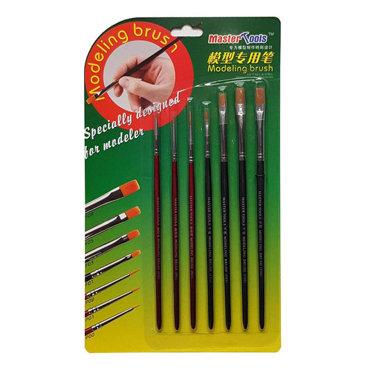 Trumpeter 9900 Modelling Brush Set (7 brushes) Model Kit Tool