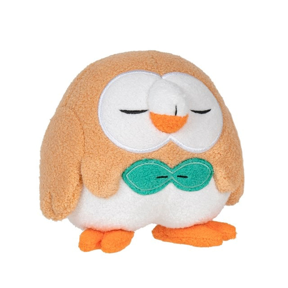 Pokemon Rowlet 5" Sleeping Plush Soft Toy Teddy PKW3151