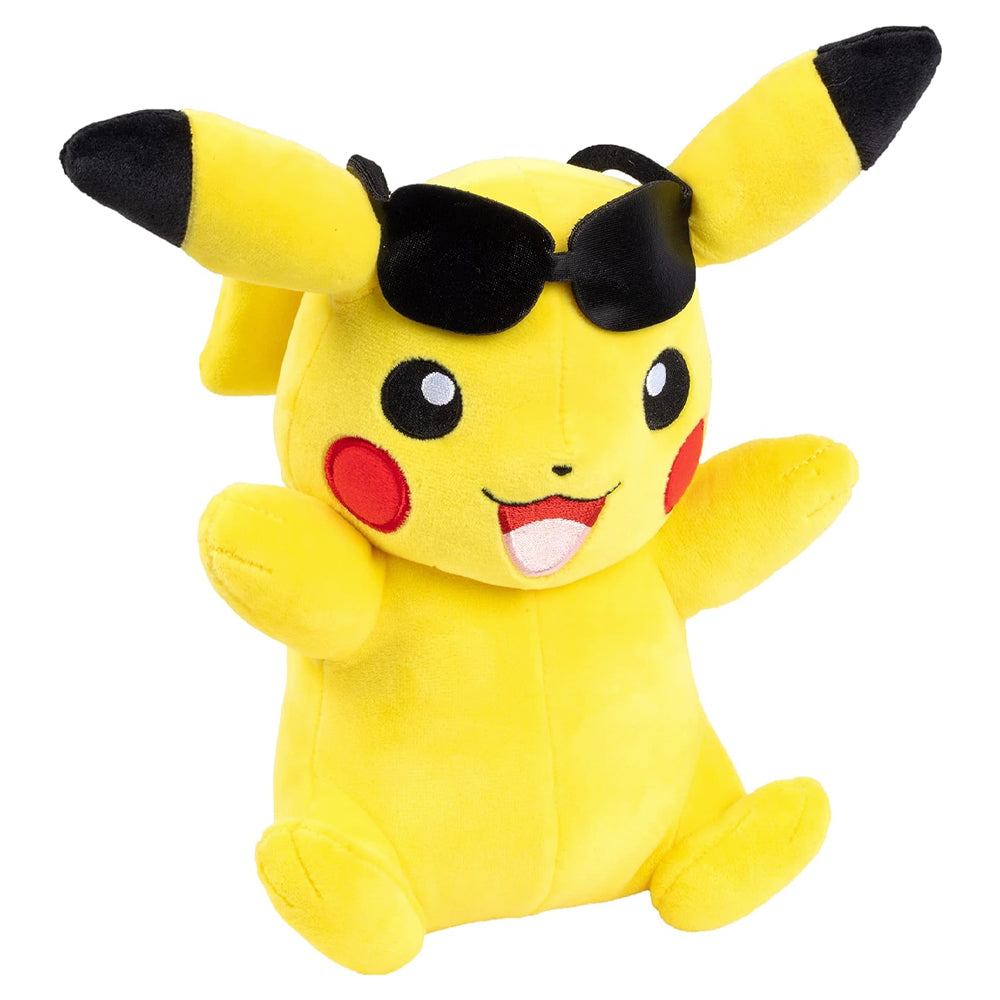 Pokemon Summer Pikachu with Sunglasses Plush Soft Toy PKW3096