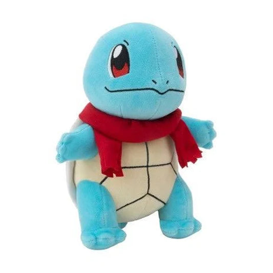 Pokemon Squirtle with Red Scarf Seasonal Christmas 8" Plush Soft Toy PKW3102