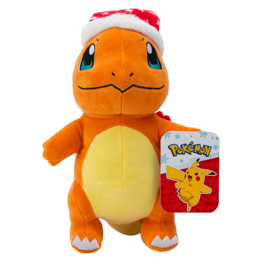 Pokemon Charmander with Santa Hat Seasonal Christmas 8" Plush Soft Toy PKW3103