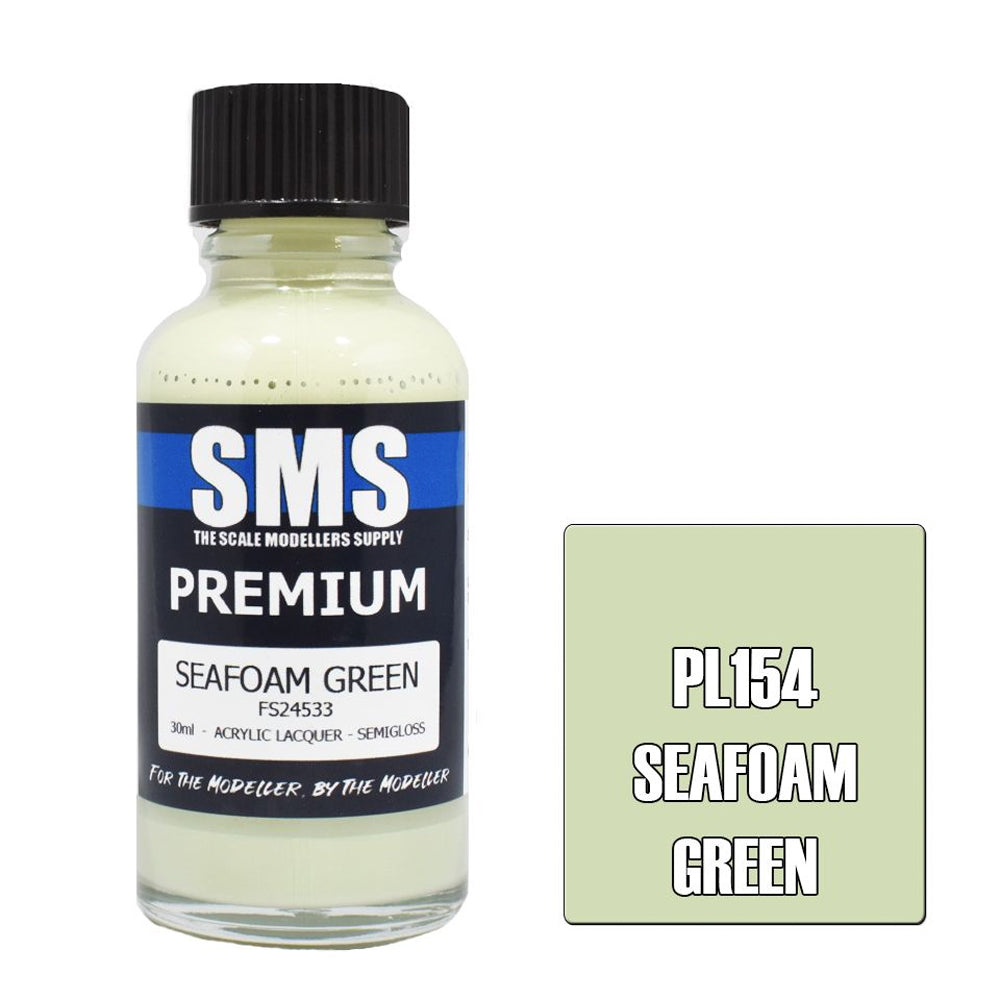 SMS PL154 Premium SEAFOAM GREEN 30ml Acrylic Lacquer