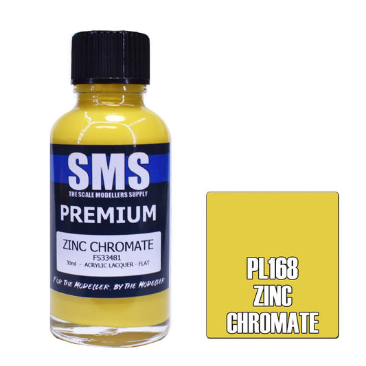 SMS PL168 Premium ZINC CHROMATE 30ml Acrylic Lacquer
