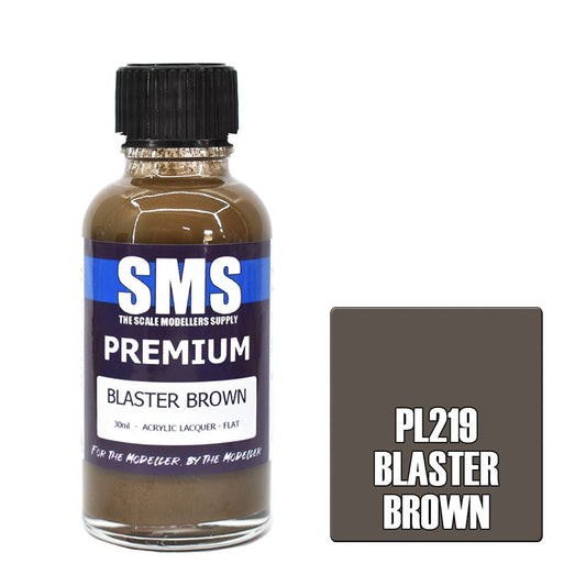 SMS PL219 Premium BLASTER BROWN 30ml Acrylic Lacquer