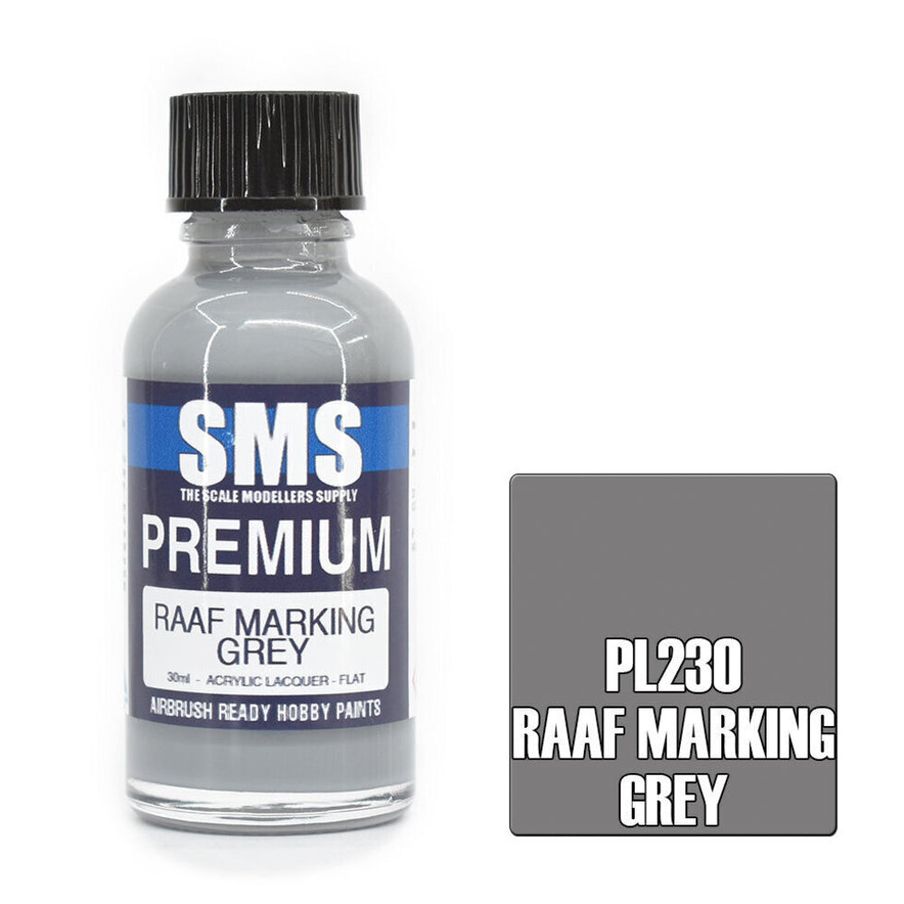 SMS PL230 Premium RAAF Marking Grey 30ml Acrylic Lacquer