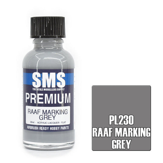 SMS PL230 Premium RAAF Marking Grey 30ml Acrylic Lacquer