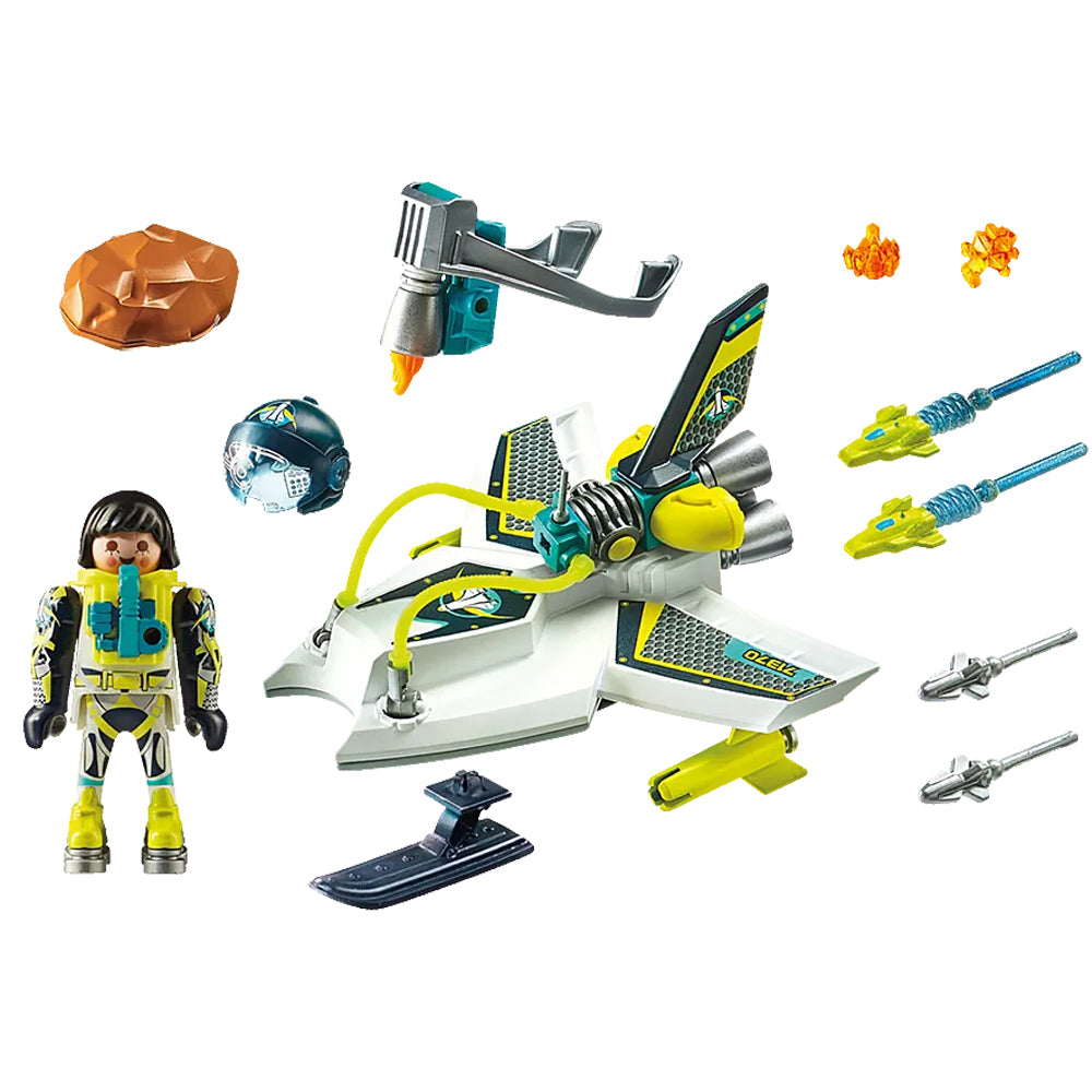 PLAYMOBIL 71370 Space Hi-Tech Mission Space Drone