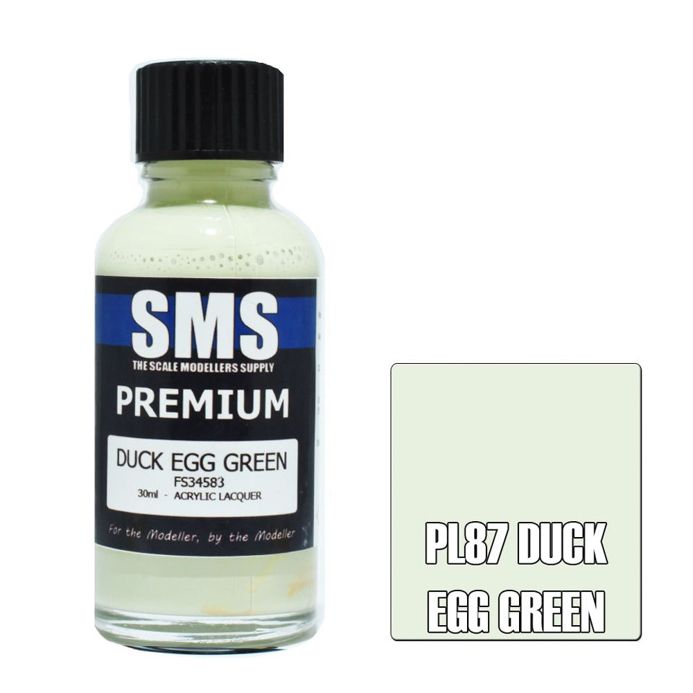 SMS PL87 Premium DUCK EGG GREEN 30ml Acrylic Lacquer