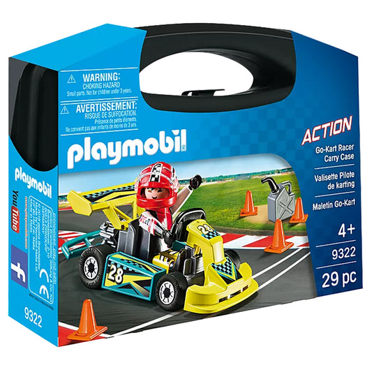 PLAYMOBIL 9322 Action Go-Kart Racer Small Carry Case