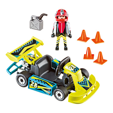 PLAYMOBIL 9322 Action Go-Kart Racer Small Carry Case