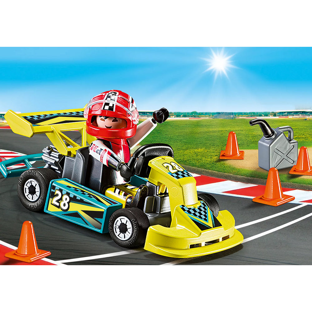PLAYMOBIL 9322 Action Go-Kart Racer Small Carry Case