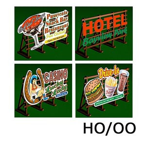 Proses LS-007 Laser-Cut Outdoor Billboards Kit No:1 (4 in a set)