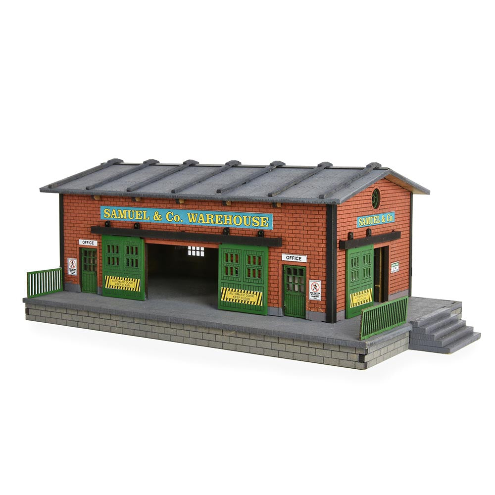 Proses LS-043 O Scale Warehouse w/Motorized Working Doors
