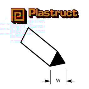 Plastruct 90846 (MRT-125P) Triangular Rod 3.2mm 5pc