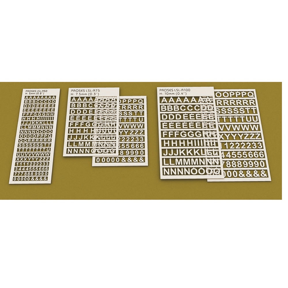 Proses LSL-A50 Laser-Cut Letters 5mm (1/5 inch)