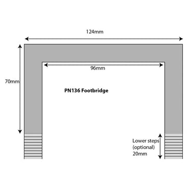 Metcalfe PN136 Footbridge N Gauge Kit