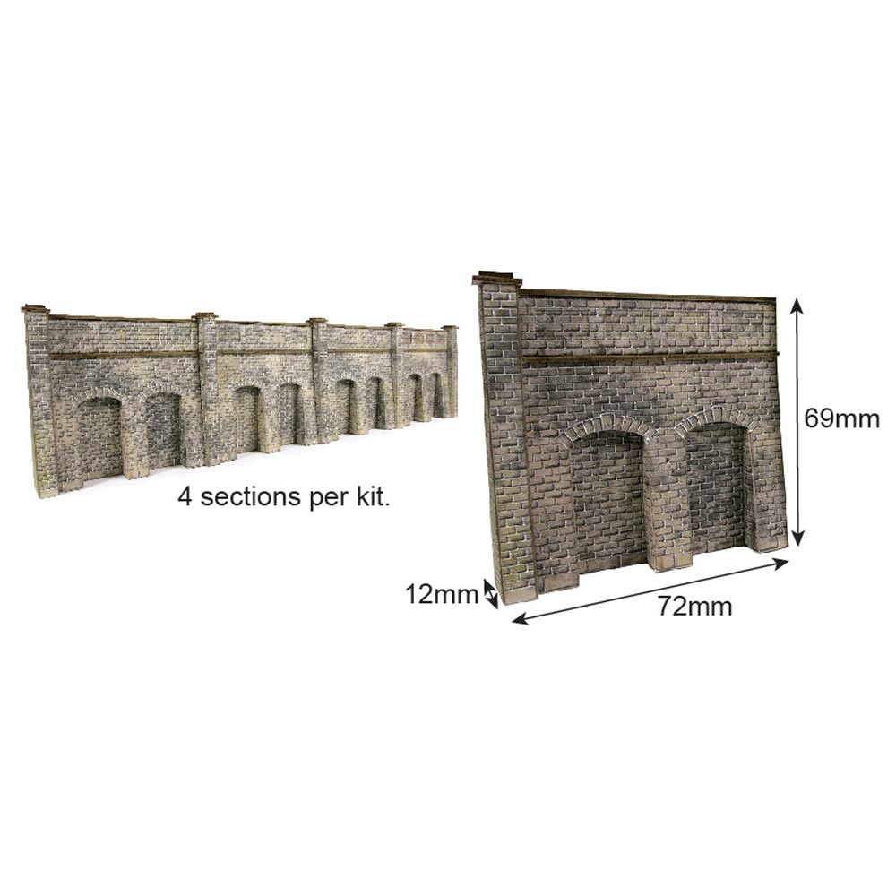 Metcalfe PN144 Stone Retaining Wall N Gauge Kit