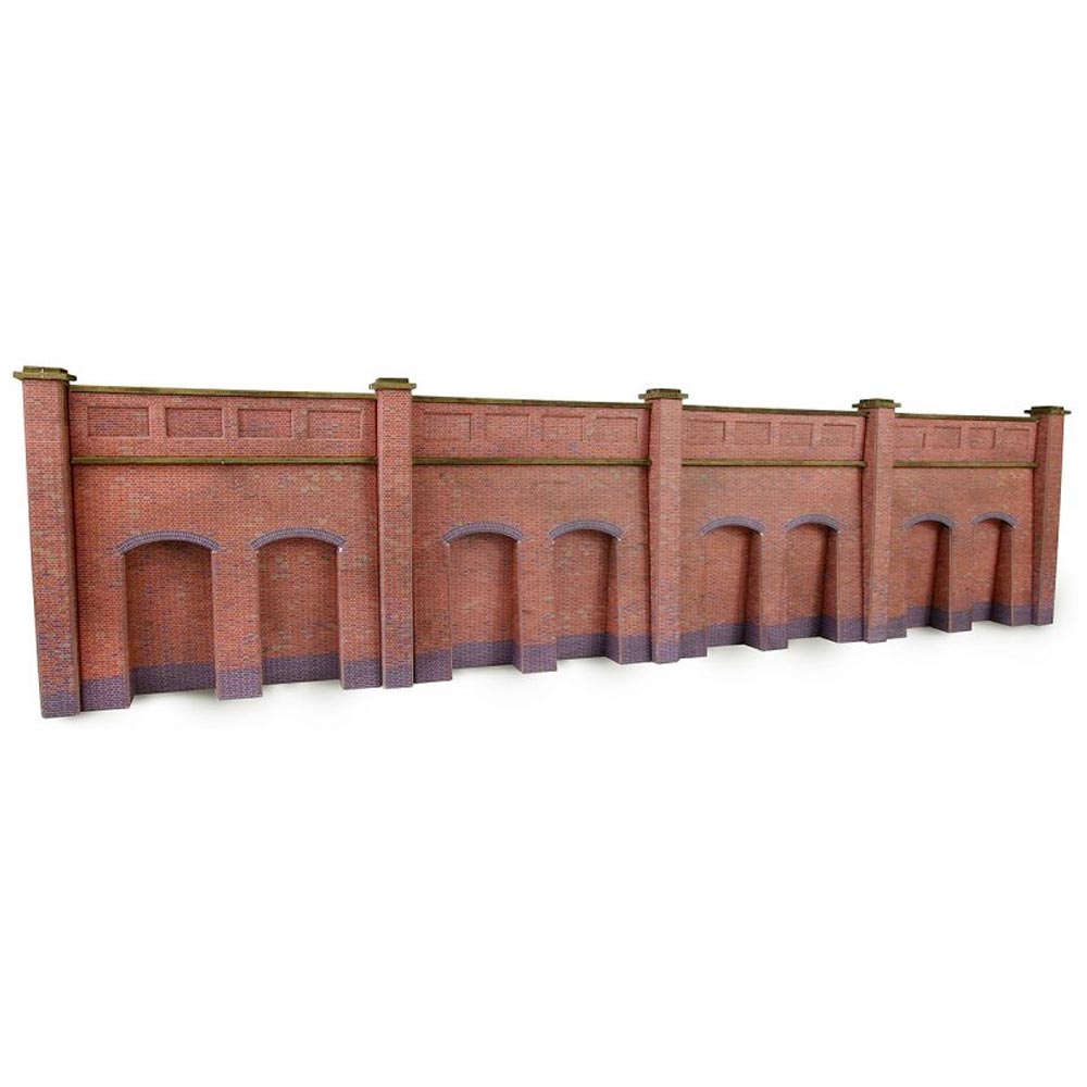 Metcalfe PN145 Red Brick Retaining Wall N Gauge Kit