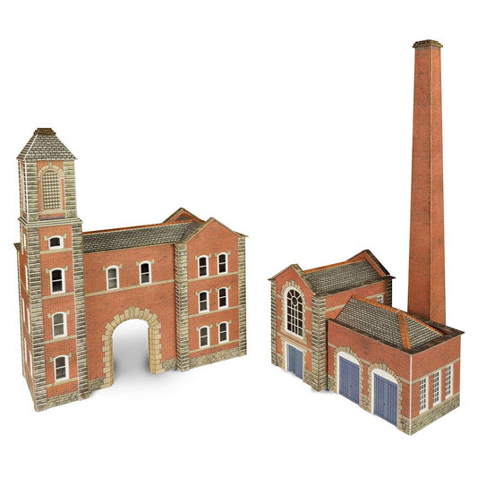 Metcalfe PN184 Boilerhouse & Factory Entrance Industrial Buildings N Gauge Kit