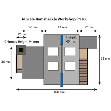 Metcalfe PN186 Ramshackle Workshop N Gauge Kit