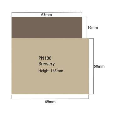 Metcalfe PN188 Brewery Industrial Stone Building N Gauge Kit