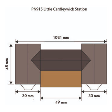 Metcalfe PN915 Little Cardleywick Station N Gauge Kit