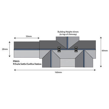 Metcalfe PN933 Settle/Carlisle Railway Station Building N Gauge Kit