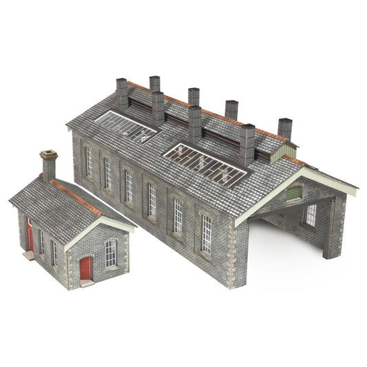 Metcalfe PN937 Settle/Carlisle Double Track Engine Shed Building N Gauge Kit