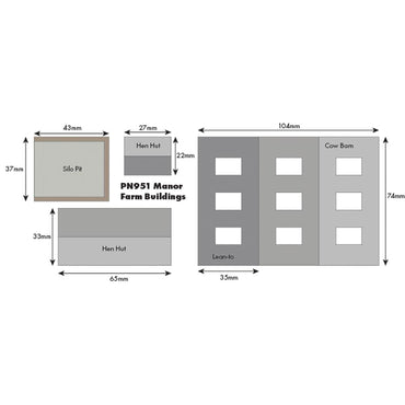 Metcalfe PN951 Manor Farm Buildings N Gauge Kit