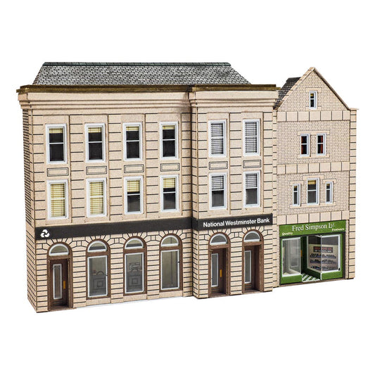 Metcalfe PN971 Low Relief Bank & Shop N Gauge Kit