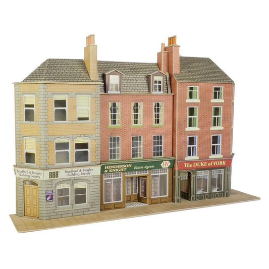 Metcalfe PO205 Low Relief Pub & Shops Building OO Gauge Kit