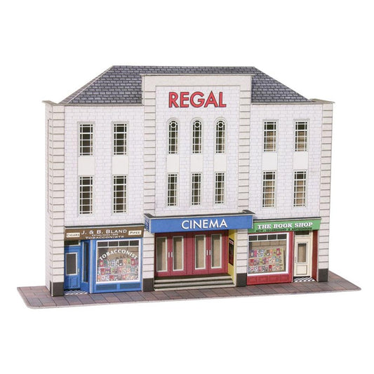 Metcalfe PO206 Low Relief Cinema & Shops Building OO Gauge Kit