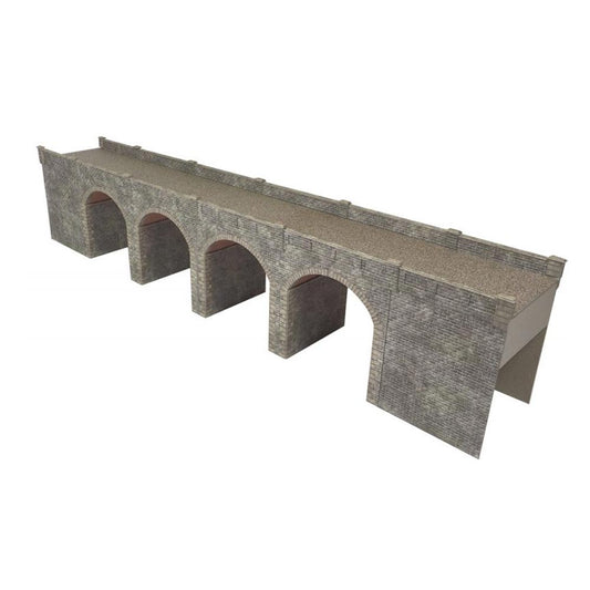 Metcalfe PO241 Double Track Stone Viaduct HO/OO Gauge Kit