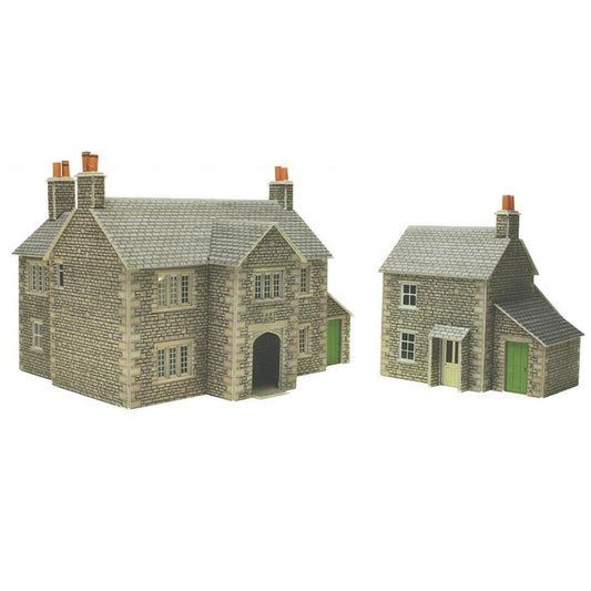 Metcalfe PO250 Manor Farm House Buildings OO Gauge Kit