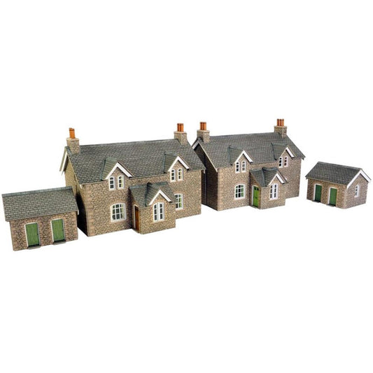 Metcalfe PO255 Workers Cottages Buildings OO Gauge Kit