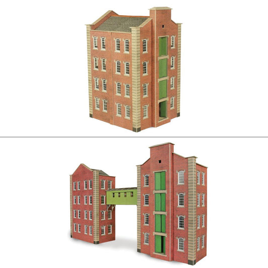 Metcalfe PO282 Warehouse/Red Brick Industrial Factory Building OO Gauge Kit