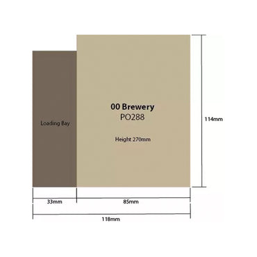 Metcalfe PO288 Brewery Industrial Stone Building OO Gauge Kit