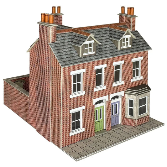 Metcalfe PO300 Terraced Houses Red Brick OO Gauge Kit