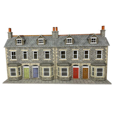 Metcalfe PO303 Terraced House Fronts Stone OO Gauge Kit