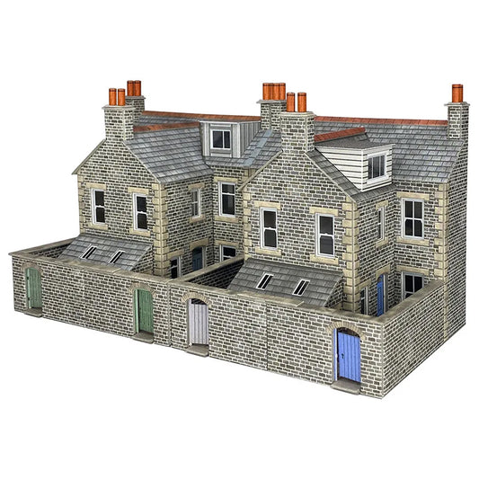 Metcalfe PO305 Terraced House Backs Stone OO Gauge Kit