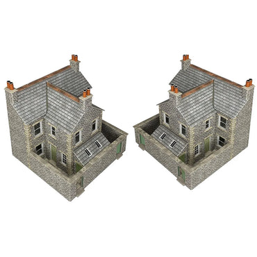 Metcalfe PO305 Terraced House Backs Stone OO Gauge Kit