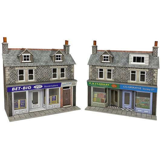 Metcalfe PO307 Shop Fronts Stone OO Gauge Kit