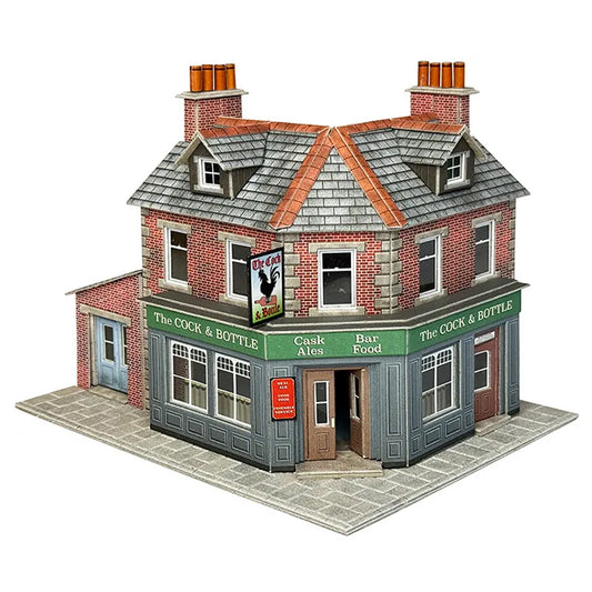 Metcalfe PO308 Corner Shop or Pub - Brick Building OO Gauge Kit