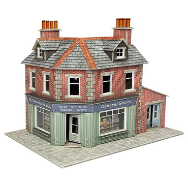 Metcalfe PO308 Corner Shop or Pub - Brick Building OO Gauge Kit