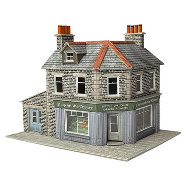 Metcalfe PO309 Corner Shop or Pub - Stone Building OO Gauge Kit