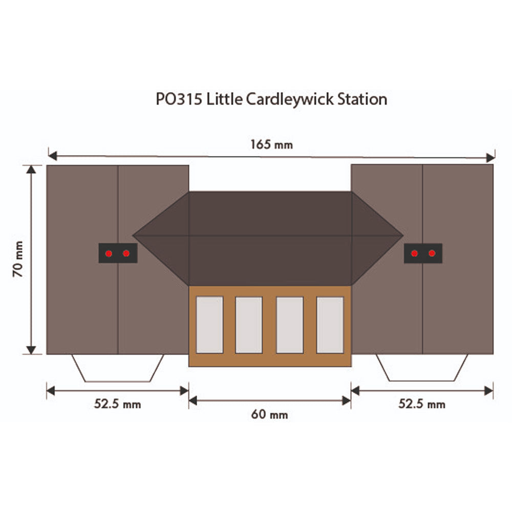 Metcalfe PO315 Little Cardleywick Station HO/OO Gauge Kit