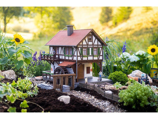 Pola Half Timbered Watermill Kit PO331115 G Gauge